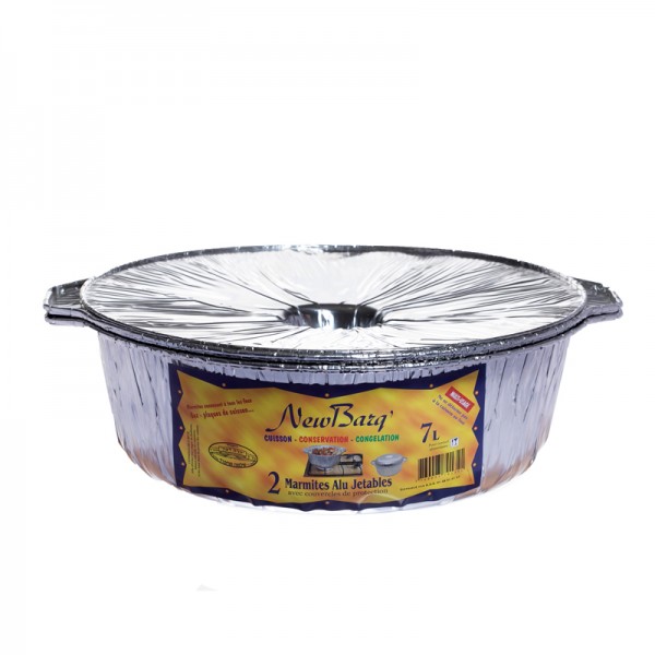 Marmite aluminium XL 7L + couvercle