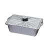 MARMITES RECTANGLES 3.26L AVEC COUVERCLES - 2PC