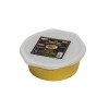 MARMITES EN ALU RIGIDES OR AVEC COUVERCLES PLASTIQUE 1430ML - 2PC
