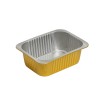 BARQUETTES ALU RIGIDES AVEC COUVERCLES PLASTIQUE 1800ML - 3PC