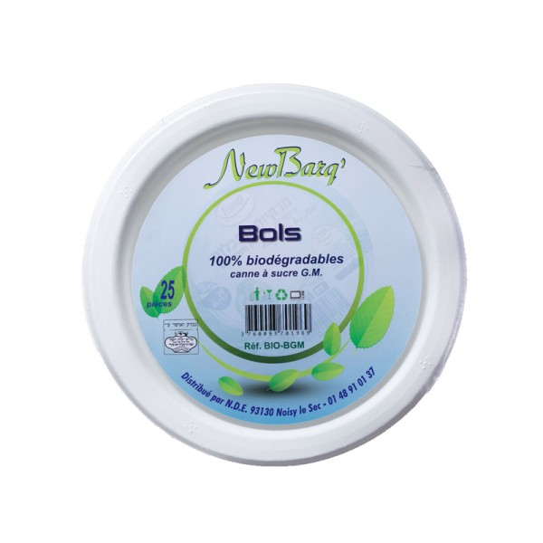 BOL GM BIODEGRADABLE CANNE A SUCRE 25 PC