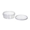 BOITES PLASTIQUE RONDE AMERICAINE 250ML - 8 PC