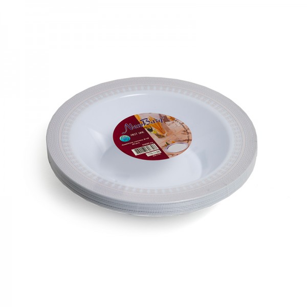 ASSIETTES FIRST LINE CREUSES - 10 PIECES
