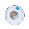 ASSIETTES GOLDEN LINE GM / 10PC