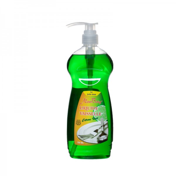 LIQUIDE VAISSELLE CITRON VERT FLACON POMPE 750ML