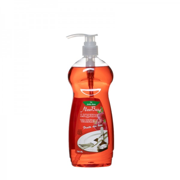 LIQUIDE VAISSELLE FRUITS DES BOIS FLACON POMPE 750ML