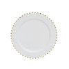 SET ASSIETTES PERLE OR - 24 PIECES