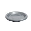Assiette RONDE COULEUR ARGENT G.M 25 P