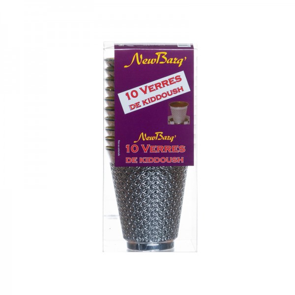 Verres de Kiddoush 10 pièces