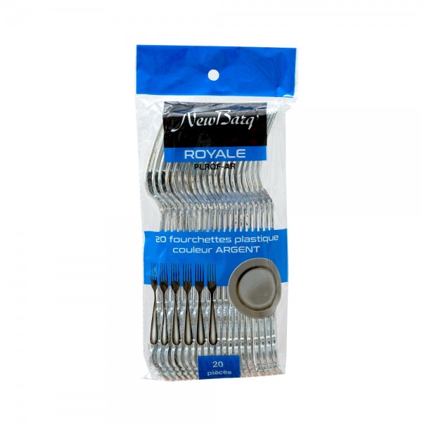 FOURCHETTES GAMME ROYALE - ARGENT - 20 PIECES