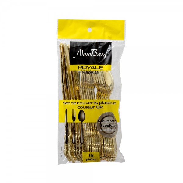 MENAGERE GAMME ROYALE - OR - 18 PIECES