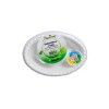SALADIERES OVALES BLANCHES PLASTIQUE REUTILISABLE - 25PC