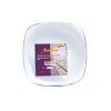 SALADIERES CARREES BLANC/ARGENT GM