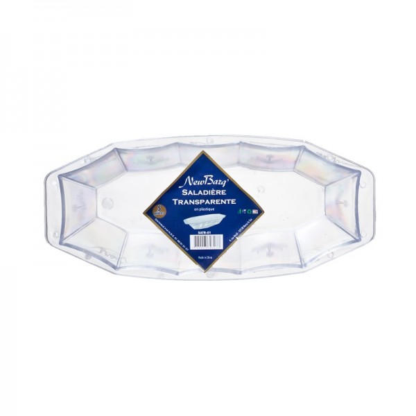 SALADIERES TRANSPARENTES / 5PC
