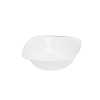 SALADIERES CARREES BLANC/ARGENT PM - 10 PIECES