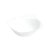 SALADIERES CARREES BLANC/ARGENT GM
