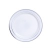 ASSIETTES SILVER LINE GM / 10PC